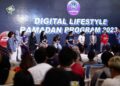 Telkomsel merilis produk dan layanan digital lifestyle terkini untuk ‘Nyalakan Kebersamaan’ dalam menyambut momen Ramadan dan Idul Fitri 1444 H dengan memperkenalkan ragam konten baru di Platform Langit Musik, MAXstream, dan Dunia Games. (Dok. Telkomsel)