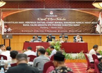 KPU Sumbar Nyatakan 12 Balon DPD RI Penuhi Syarat Verfak, Ini Daftarnya