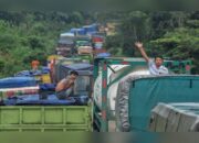 Polisi di Perbatasan Sumbar-Jambi Siaga Pasca Macet Parah di Jalan Lintas Batanghari-Sarolangun