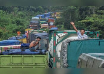 Polisi di Perbatasan Sumbar-Jambi Siaga Pasca Macet Parah di Jalan Lintas Batanghari-Sarolangun