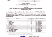 Gagal Tes Kesehatan dan Wawancara, Gebril Daulai Tersingkir dari KPU Sumbar