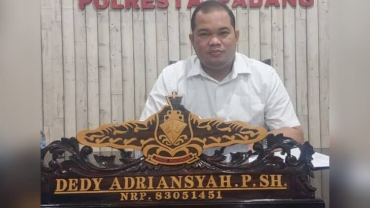 Kasat Reskrim Polresta Padang, Kompol Dedy Adriansyah Putra. (Foto: Dok. Istimewa)
