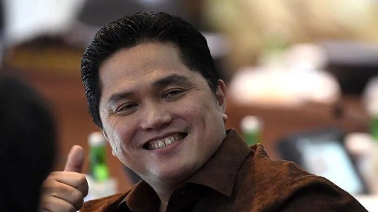 Menteri BUMN Erick Thohir. ANTARA FOTO/Puspa Perwitasari/aww/pri.