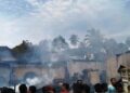 Kebakaran Hanguskan Empat Rumah di Kawasan Saribu Rumah Gadang Solok Selatan