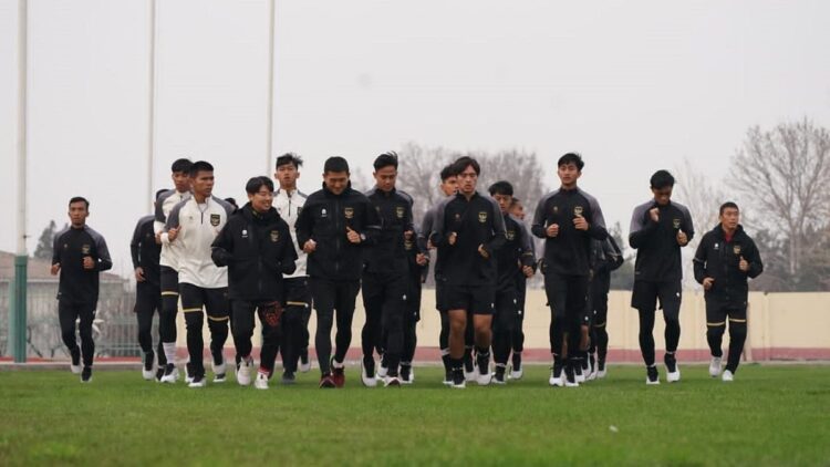 Shin Tae-yong Optimis Timnas U-20 Indonesia Lolos ke 8 Besar 1 Latihan pemain Timnas U20 jelang pertandingan melawan Uzbekistan. (Dok. PSSI)