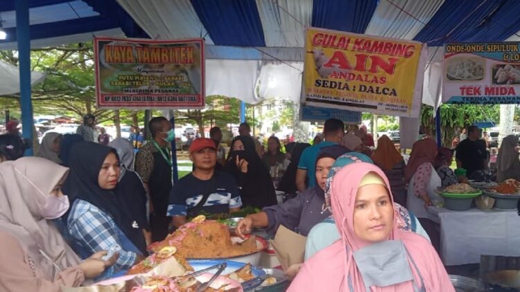 Pasa pabukoan di RTH Imam Bonjol. (Dok. Istimewa)