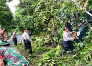 Polres Solok Selatan Kerahkan Ratusan Personel Bantu Penanganan Bencana Alam
