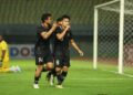 Selebrasi Witan Sulaiman usai cetak gol di laga kedua FIFA Matchday melawan Burundi. (Dok. PSSI)