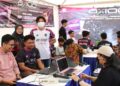 Turnamen Axioo e-Football Tournament 2023 yang diselenggarakan di Max-Indo Padang, Jumat (17/3/2023) siang. (Foto: Dok. Max-Indo)