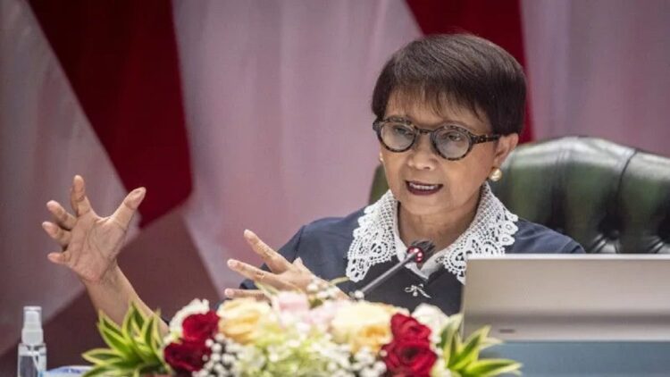Menteri Luar Negeri Retno Marsudi. ANTARA FOTO/Aprillio Akbar/hp.