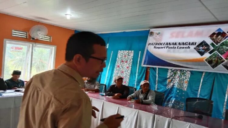 Pembentukan Tim PAGARI di Pasia Laweh, Kecamatan Palupuh, Agam, Rabu (5/4/2023). (ANTARA/Ist.)