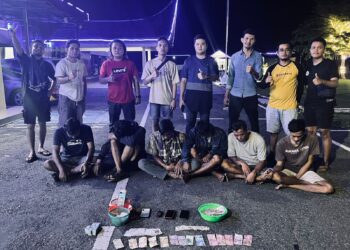 Gerebek Pos Ronda, Polisi di Sijunjung Tangkap 6 Penjudi