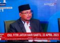 Tok! Pemerintah Resmi Tetapkan 1 Syawal 1444 H pada Sabtu 22 April 2023