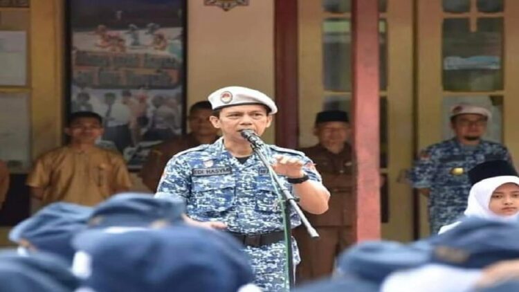 Pemko Padang segera Perbaiki 27 Titik Blue Line Tsunami Safe Zone 1 Asisten 1 Pemko Padang Edi Hasymi. (Foto: Dok. Infopublik.id)