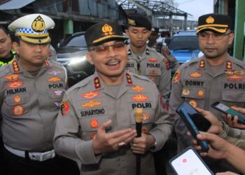 Kapolda Sumbar cek jalur one way. (Dok. Istimewa)