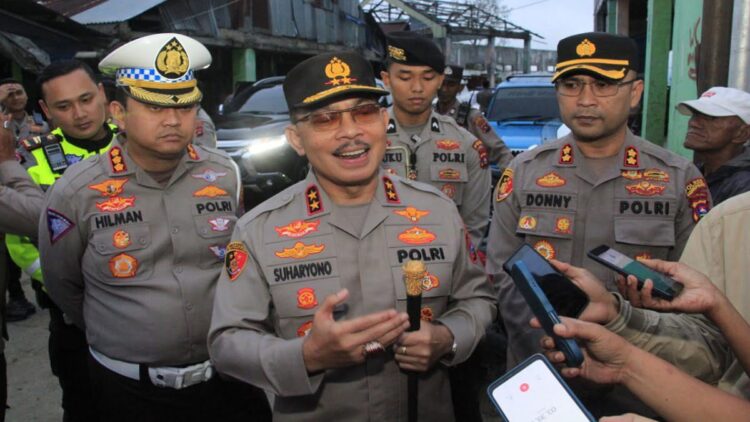 Kapolda Sumbar cek jalur one way. (Dok. Istimewa)