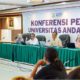 Pemaparan sistem penerimaan mahasiswa baru Unand. (Foto: Dok. PPID Unand)
