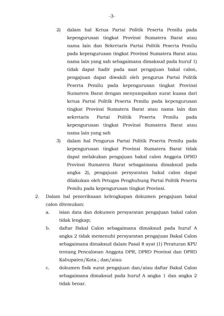 PENGUMUMAN DPRD PROVSUMBAR page 0003