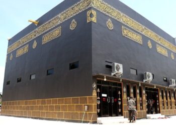 Unik! Masjid Muhammad di Dharmasraya Dibuat Layaknya Ka’bah