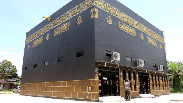 Masjid Ka'bah di Nagari Sungai Duo, Kabupaten Dharmasraya. (Foto: Dok. Istimewa)
