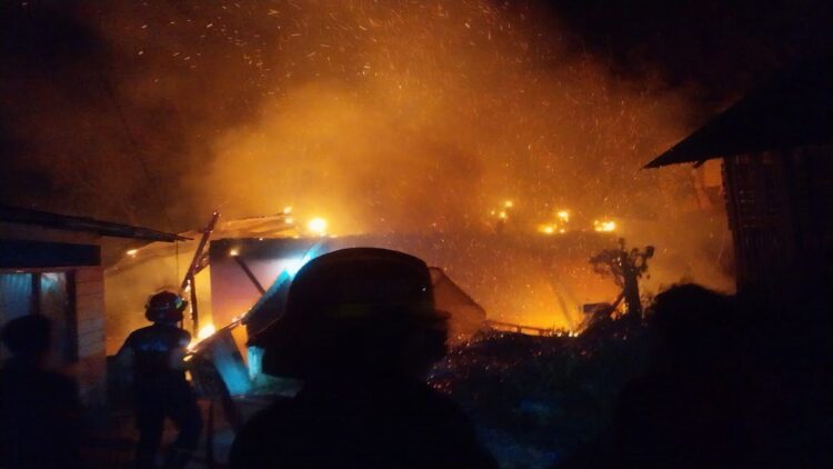 Kebakaran SD di Kabupaten Solok. (Foto: Dok. Polsek Kubung)