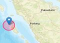 Gempa 7,3 SR yang terjadi pada Selasa (25/4/2023) dinihari. (Dok. BMKG)