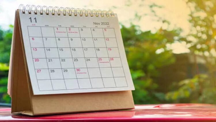 Ilustrasi kalender merah. (Foto: Dok. Istimewa)