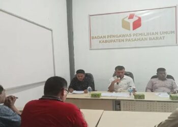 Awasi TPS Rawan, Bawaslu Pasbar Audit Sampling 16.192 KK Pemilih