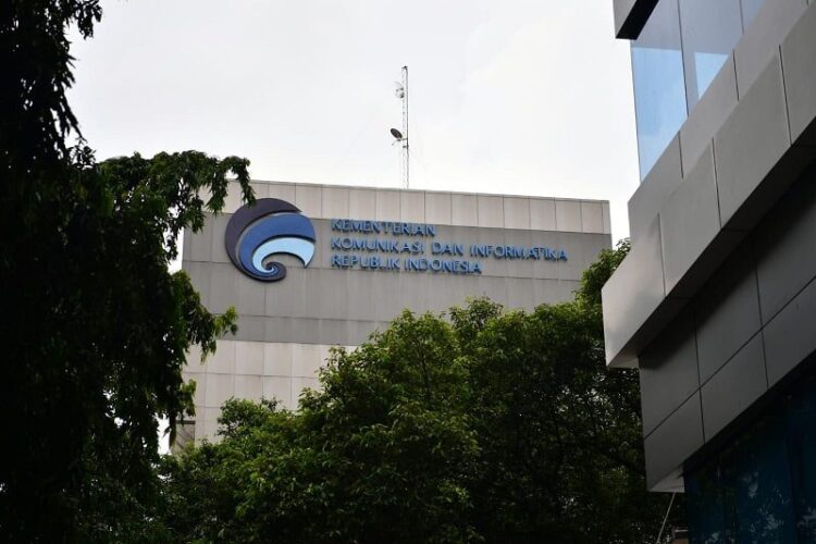 Johnny Plate Tersangkut Hukum, Kemkominfo Pastikan Layanan Publik Berjalan Normal 1 Ilustrasi gedung Kemkominfo. (Foto: Infopublik.id)