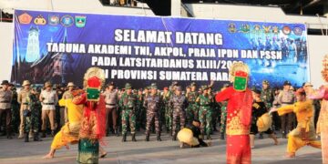 Latsitarda Nusantara 2023 Sumbar, Kegiatan Dipusatkan di Lima Daerah 7 Para peserta Latsitardanus Nusantara di Padang sudah datang. (Dok. Bidhumas)