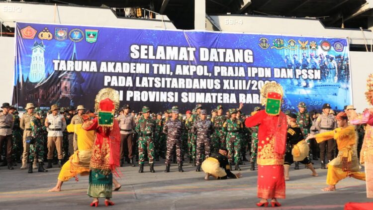 Para peserta Latsitardanus Nusantara di Padang sudah datang. (Dok. Bidhumas)