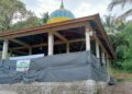 Masjid Bahrul Ulum di pedalaman Mentawai yang menjadi lokasi bantuan UPZ Semen Padang. (Dok. Istimewa)