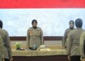 Polda Sumbar Didatangi Pakor Polwan RI, Ini Agendanya 3 Pakor Polwan RI, Brigjen Pol Desy Andriani melaksanakan kunjungan ke Polda Sumbar. (Dok. Bidhumas)