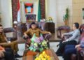 Wali Kota dan Wawako Padang bersama jajaran OPD bertemu dengan KPU Padang di rumah dinas Wali Kota. (Dok. Istimewa)