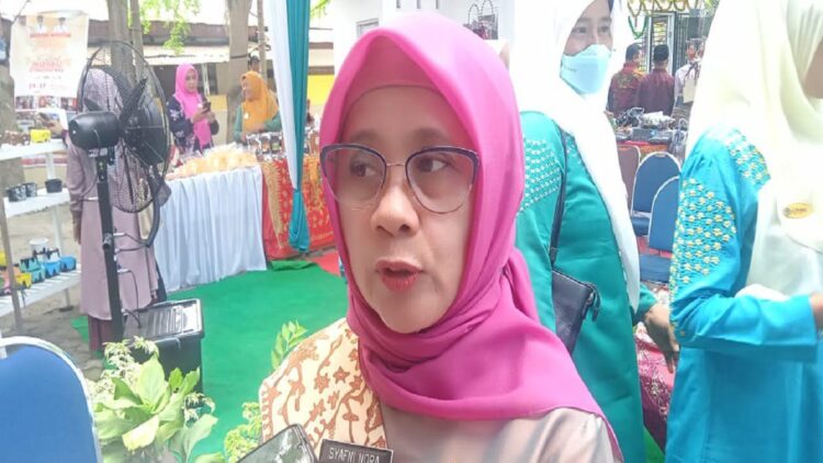 Lurah Pegambiran Ampalu Nan XX, Syafri Nora. (Foto: Dok. Muhammad Aidil)