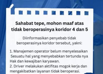 Trans Padang Koridor 4 dan 5 Mogok, Penyebabnya Diduga Gegara Ini