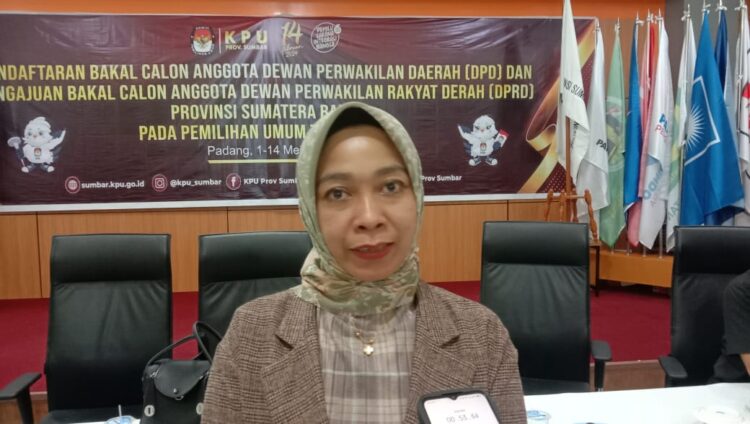 Ketua KPU Sumbar, Yanuk Sri Mulyani. (Foto: Dok. Radarsumbar.com)