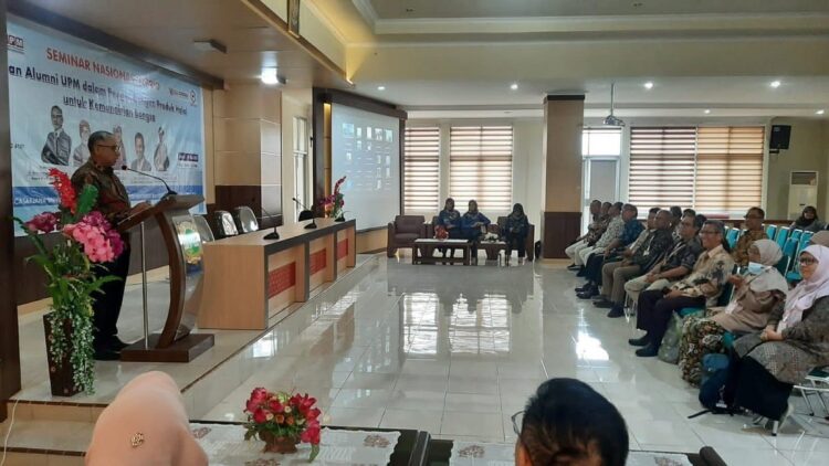 Seminar Alumni UPM dalam Pengembangan Produk Halal untuk Kemandirian Bangsa. (Foto: Dok. Istimewa)