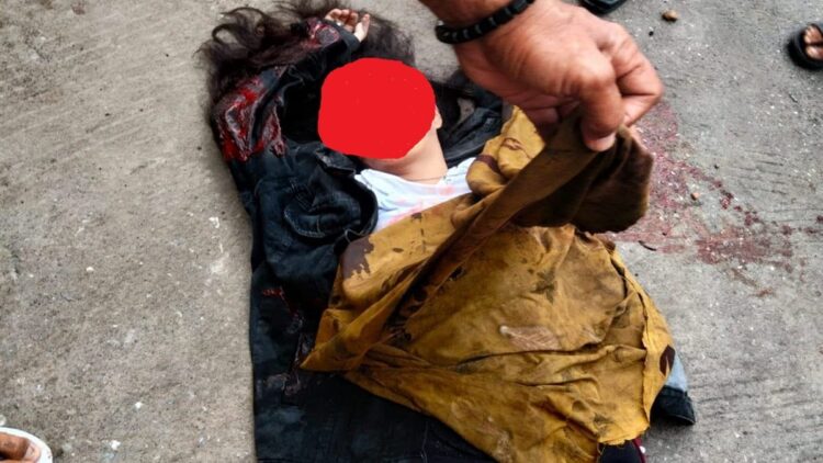 Seorang perempuan yang belum diketahui identitasnya tewas usai terlibat kecelakaan. (Foto: Dok. Istimewa)