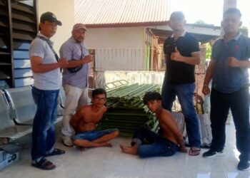 Dua pelaku pencurian di Padang Pariaman diciduk Polsek Batang Anai. (Dok. Istimewa)