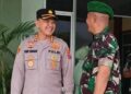 Jalin Sinergitas untuk Pemilu, Kapolresta Padang Datangi Kodim 0312 3 Kapolresta Padang Kombes Pol Ferry Harahap sambangi Kodim 0312/Padang dimana langsung disambut oleh Dandim Kolonel Inf Jadi. (Dok. Istimewa)