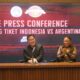 Press conference penjualan tiket Indonesia vs Argentina. (Dok. PSSI)