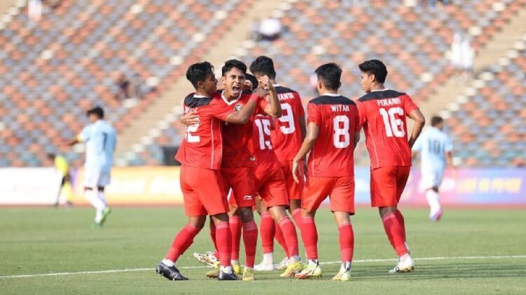 SEA Games 2023, Timnas U-22 Hempaskan Myanmar Lima Gol Tanpa Balas 1 Selebrasi pemain Timnas U-22 usai menghempaskan Myanmar di SEA Games 2023. (Dok. PSSI/detikcom)