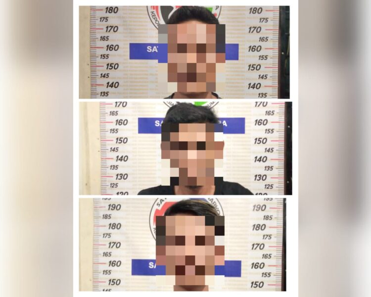 Tiga orang ditangkap karena kedapatan menghisap ganja saat berkemah di atas bukit. (Foto: Dok. Polres Payakumbuh)