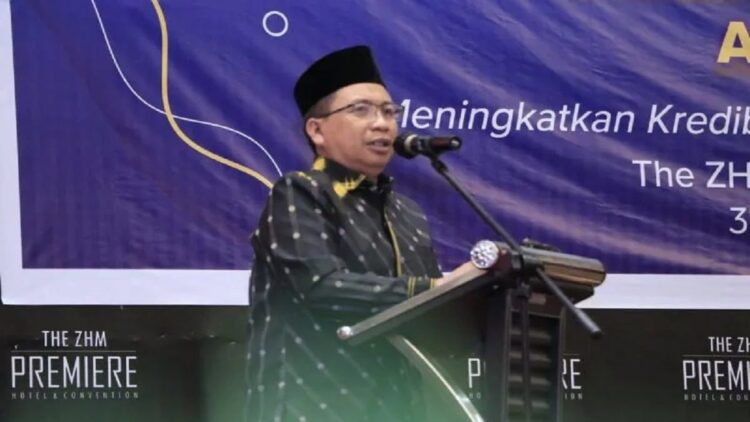 Direktur Bina Kantor Urusan Agama dan Keluarga Sakinah (KUA KS) Kementerian Agama Zainal Mustamin menekankan pentingnya Simkah di Padang. (ANTARA/HO-Humas Kemenag Sumbar).