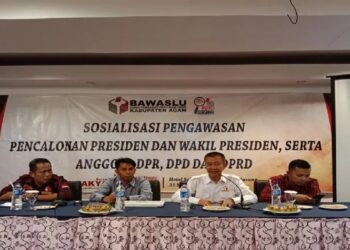 Kunjungi Kantor Parpol, Bawaslu Agam Sosialisasikan Tata Cara Pengajuan Sengketa Pemilu