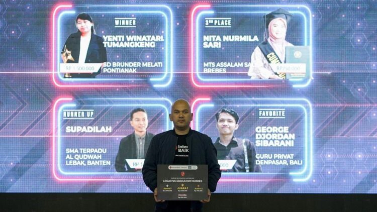 Ini Dia Daftar Pemenang Duta Internet BAIK Heroes Series 7 1 Program Internet BAIK Series 7 Telkomsel telah mencapai puncaknya melalui Acara Awarding Internet BAIK Heroes yang menobatkan empat peserta terbaik di setiap kategori dan satu pemenang untuk Kategori School Heroes. (dok. Telkomsel)