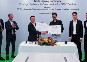 MoU Indosat dan OPPO. (dok. IOH)