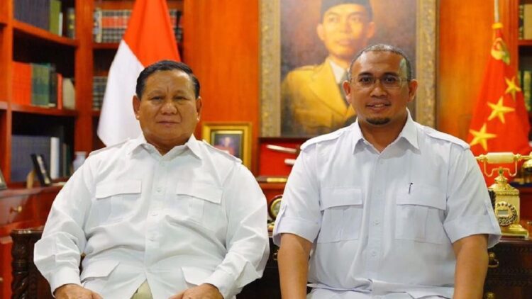 Prabowo Subianto dan Andre Rosiade. (Dok. Istimewa)