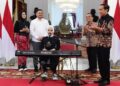 Presiden Jokowi menerima Putri Ariani, Rabu (14/06/2023), di Istana Merdeka, Jakarta. (Foto: BPMI Setpres)